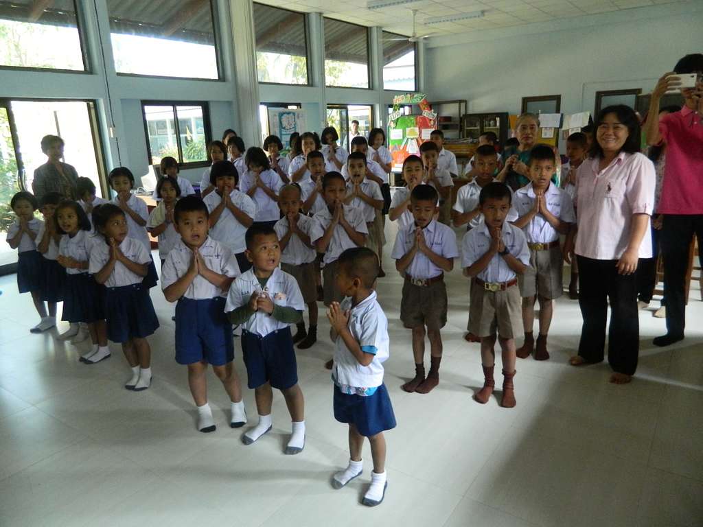 Class of Chinese children